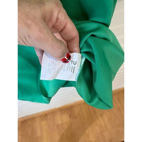 Vicolo Green 3/4 Bell Sleeve Relax Fit Tunic Size Large - Picture 4 of 8